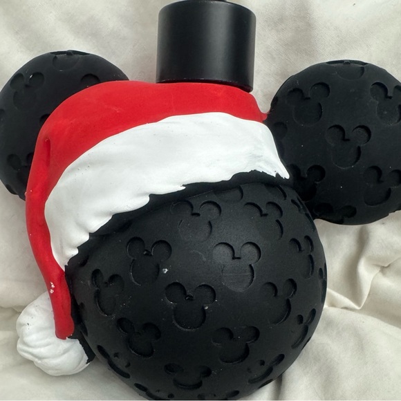 DISNEY CHRISTMAS MICKEY MOUSE W/SANTA HAT SOAP/LOTION DISPENSER BATHROOM - Picture 4 of 5